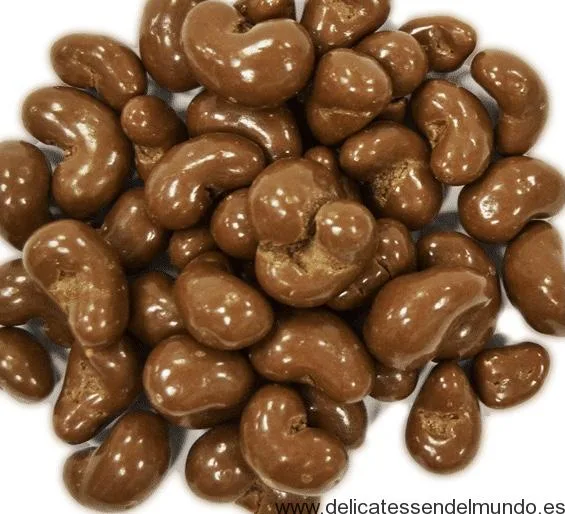 Anacardos con Chocolate con Leche Sin Gluten ¡Gourmet! Anacardos con Chocolate