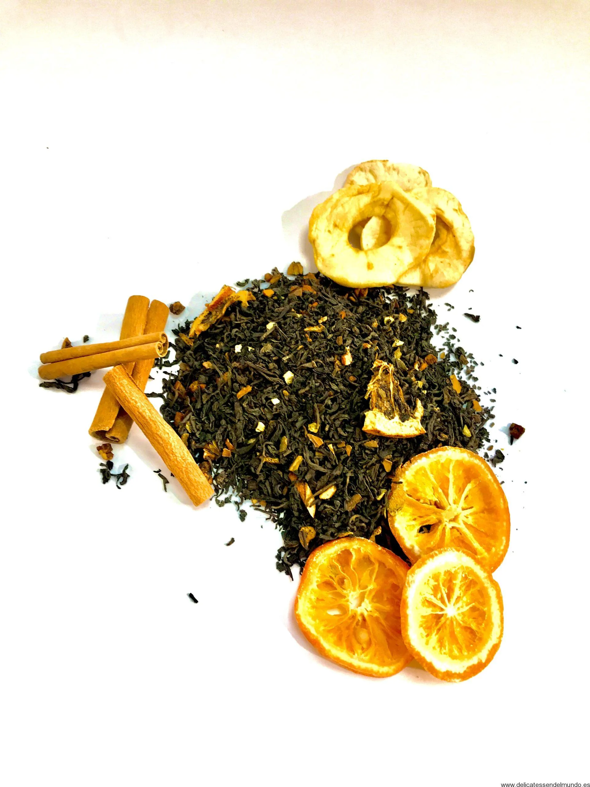 Té Turco Pu Erh con manzana naranja y canela Té Turco