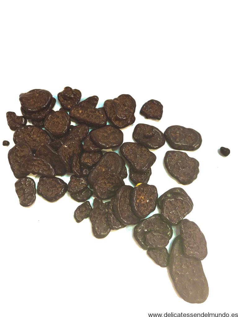 Plátano con chocolate negro